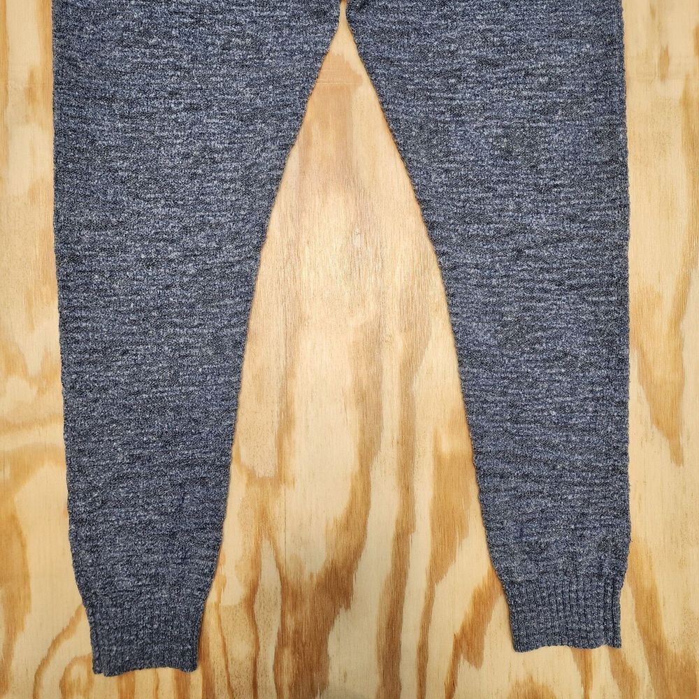 Free People Womens S Jogger Pants Blue Pull On Cozy Lounge Chunky Knit Pockets - Picture 6 of 10